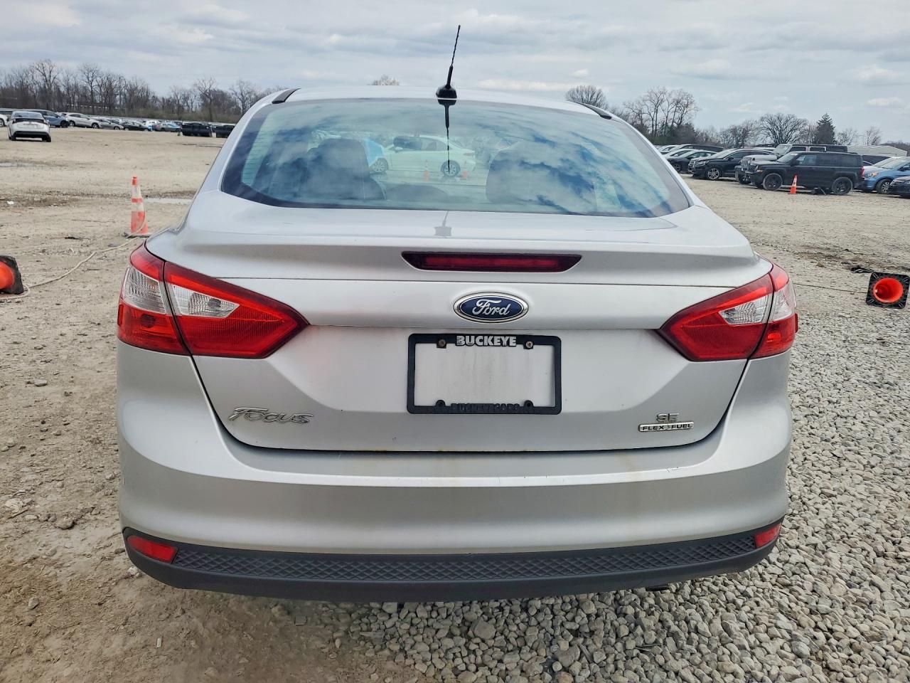 2014 Ford Focus Se Silver vin: 1FADP3F23EL313188