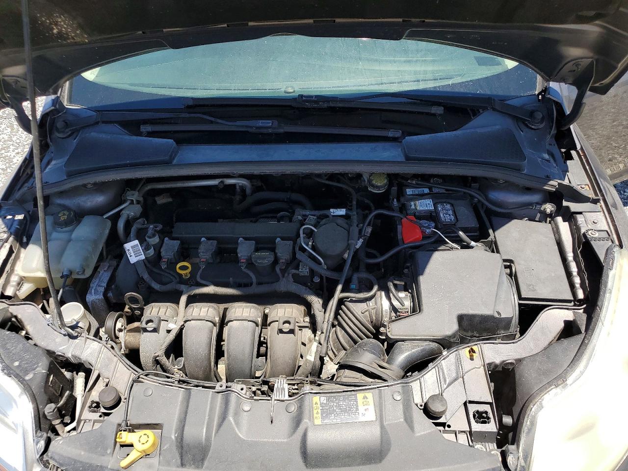 2014 Ford Focus Se Gray vin: 1FADP3F23EL320044