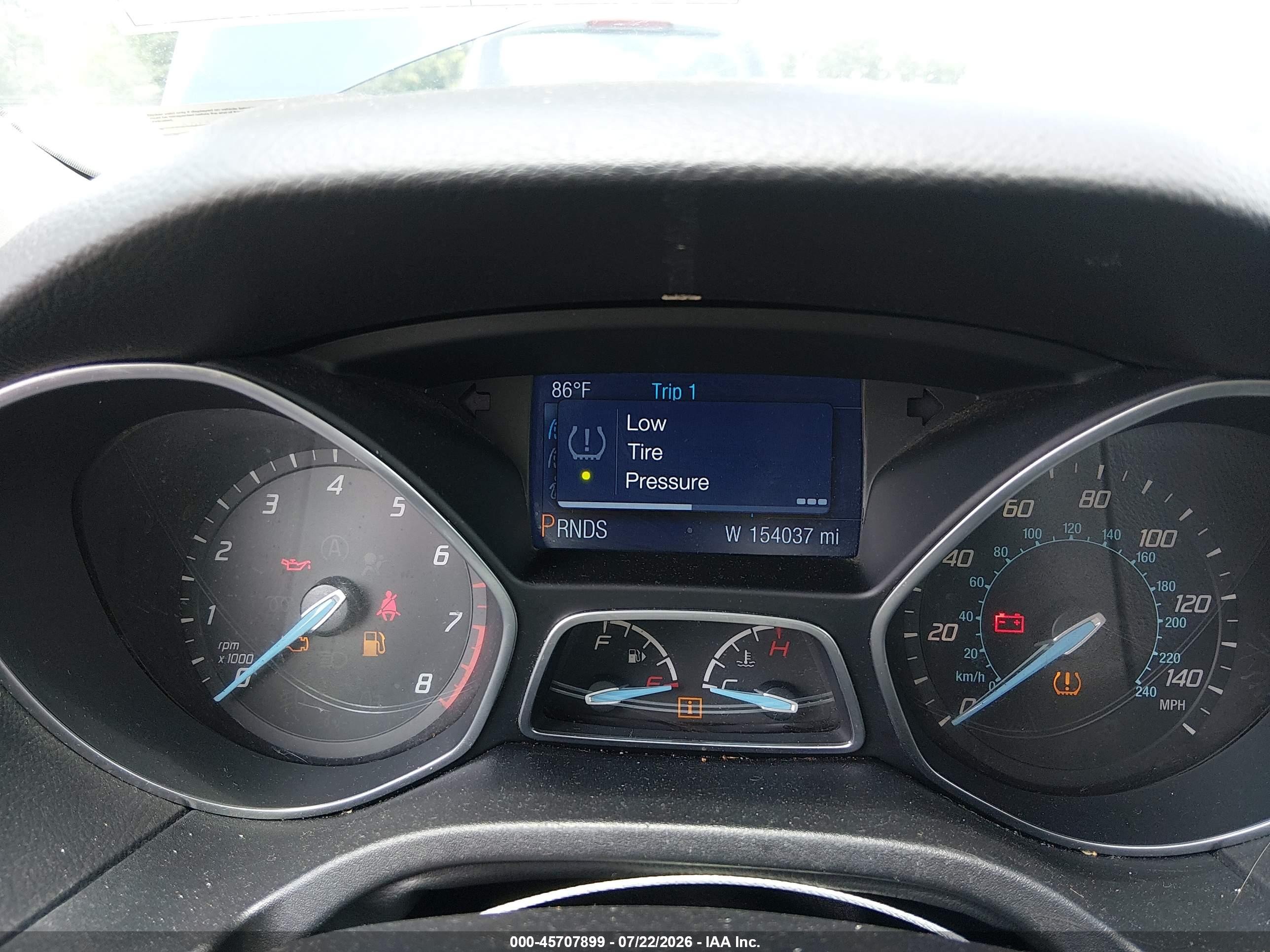 2014 Ford Focus Se Blue vin: 1FADP3F23EL333702