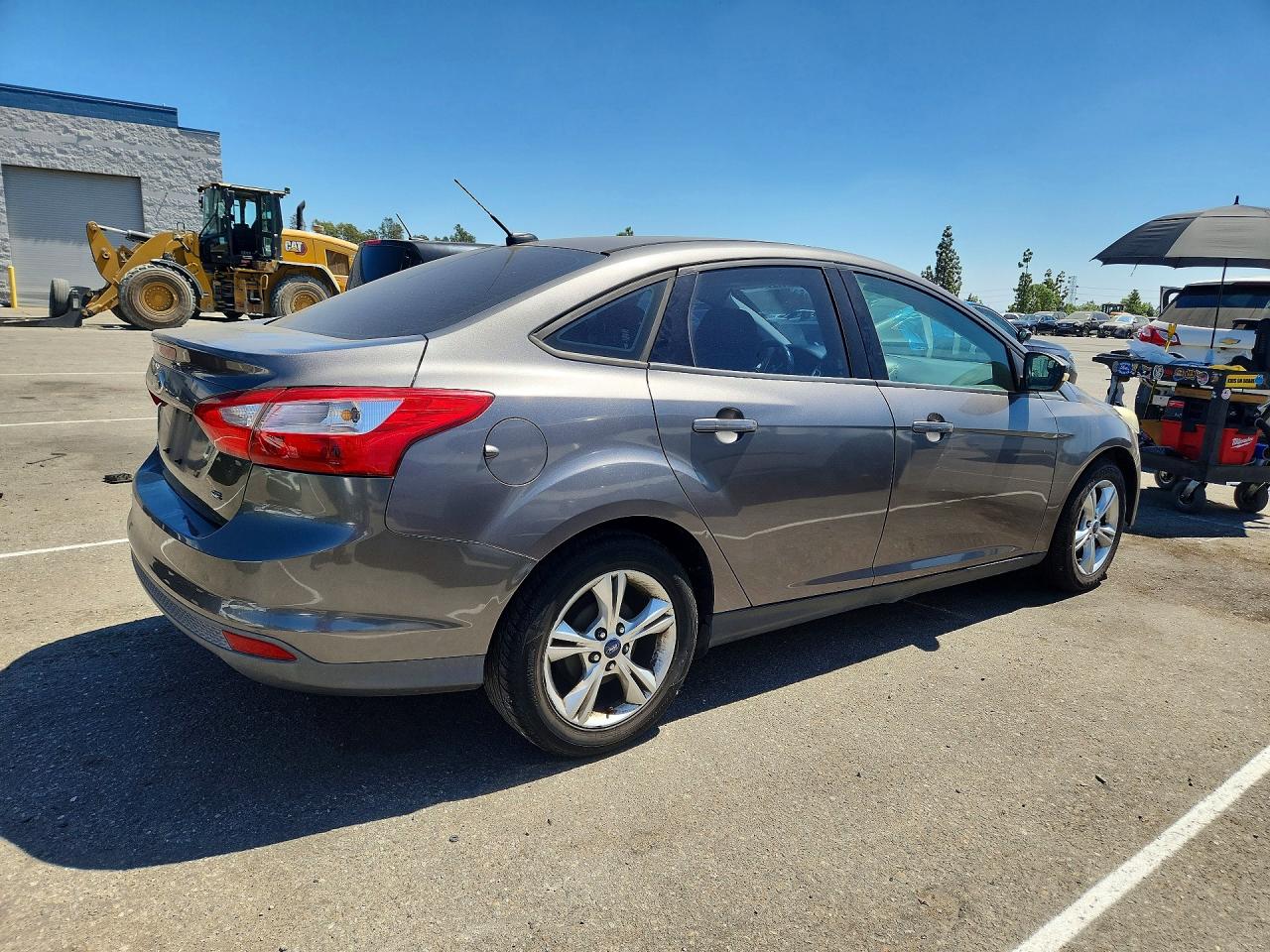 2014 Ford Focus Se Silver vin: 1FADP3F23EL341623