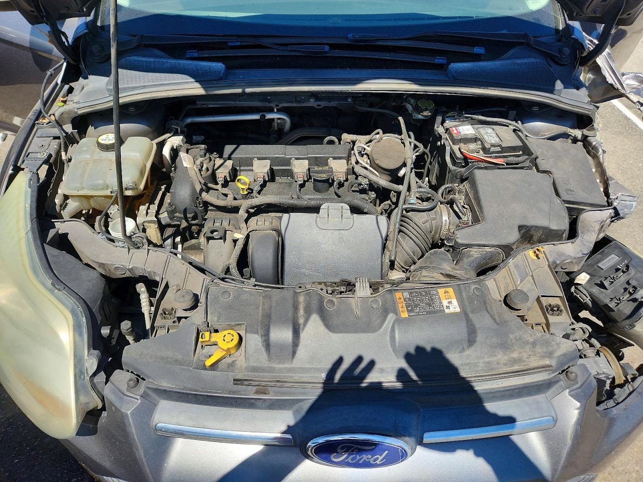 2014 Ford Focus Se Silver vin: 1FADP3F23EL341623