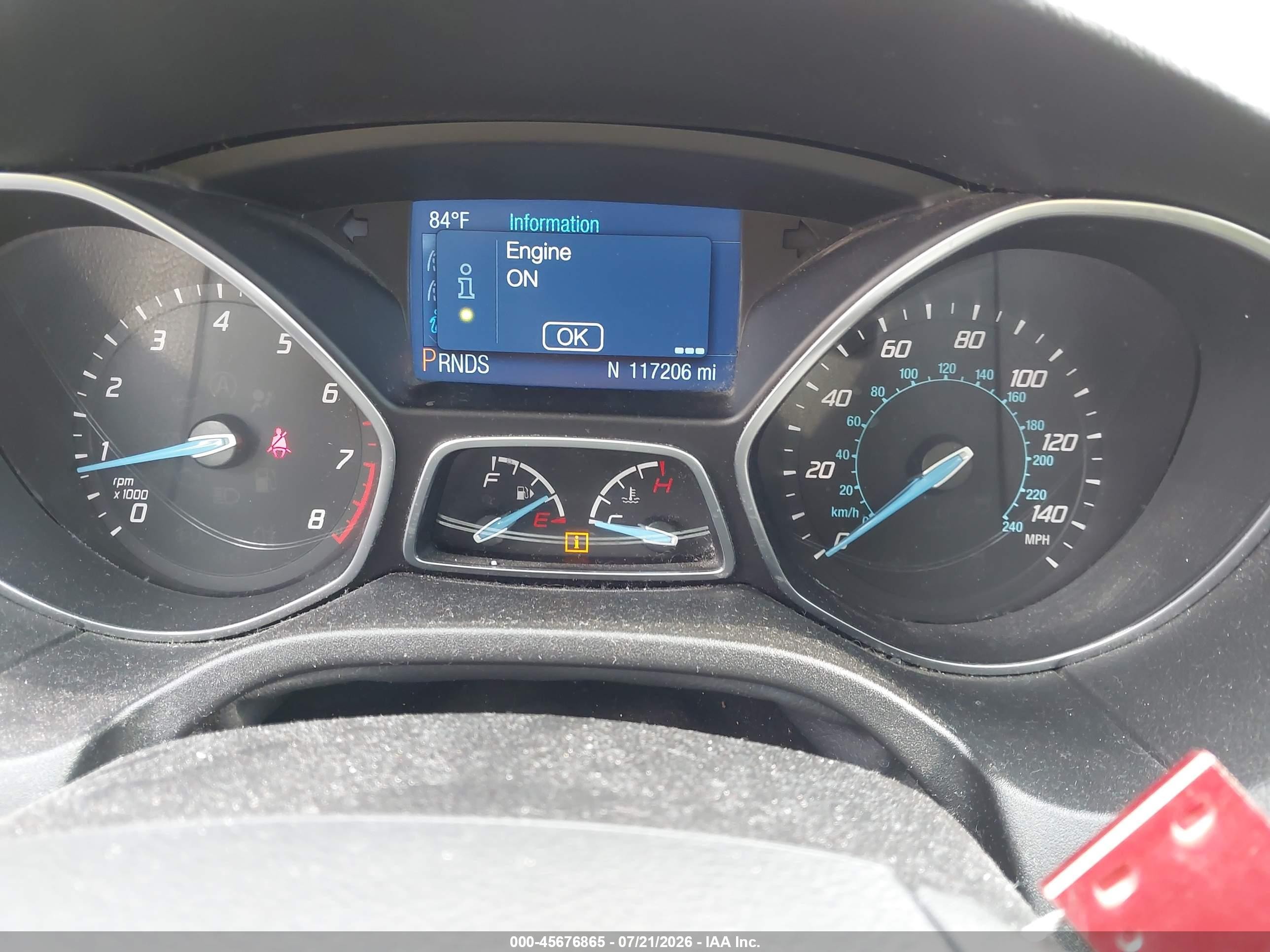 2014 Ford Focus Se Blue vin: 1FADP3F23EL341959