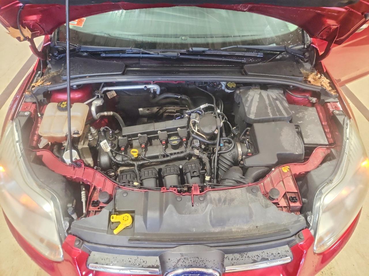 2014 Ford Focus Se Red vin: 1FADP3F23EL343940