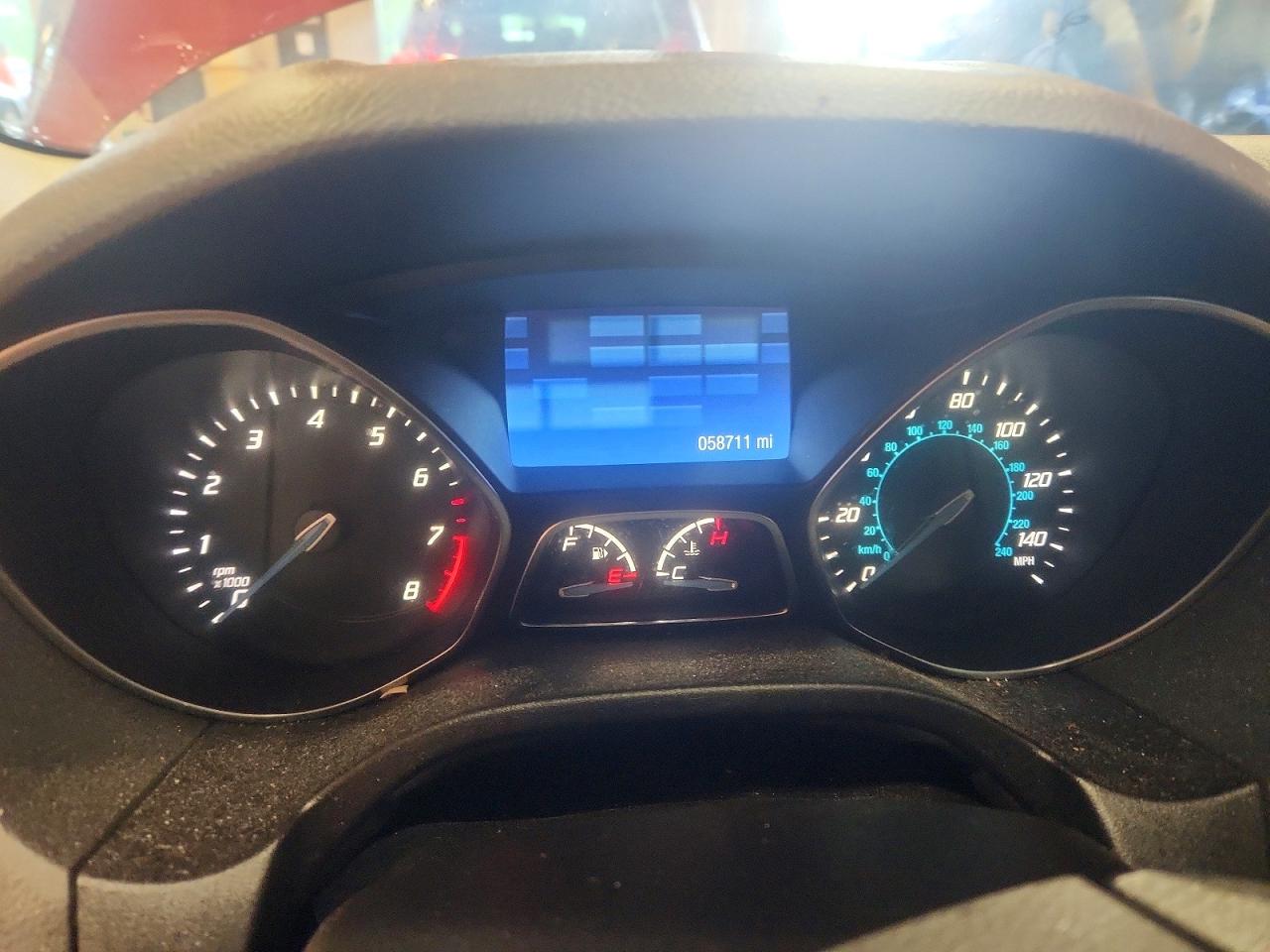2014 Ford Focus Se Red vin: 1FADP3F23EL343940