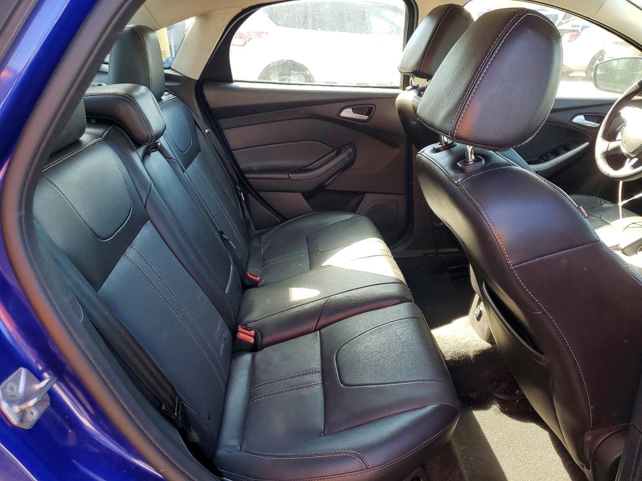 2014 Ford Focus Se Blue vin: 1FADP3F23EL360253
