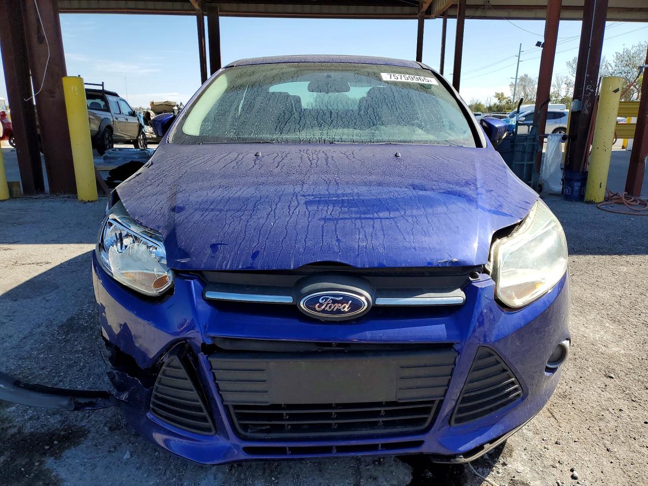 2014 Ford Focus Se Blue vin: 1FADP3F23EL360253