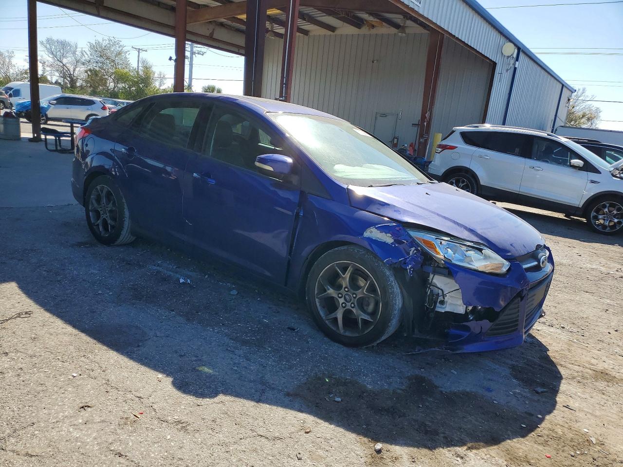 2014 Ford Focus Se Blue vin: 1FADP3F23EL360253
