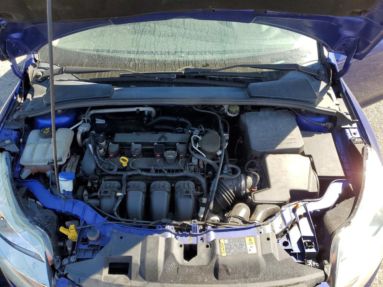 2014 Ford Focus Se Blue vin: 1FADP3F23EL360253