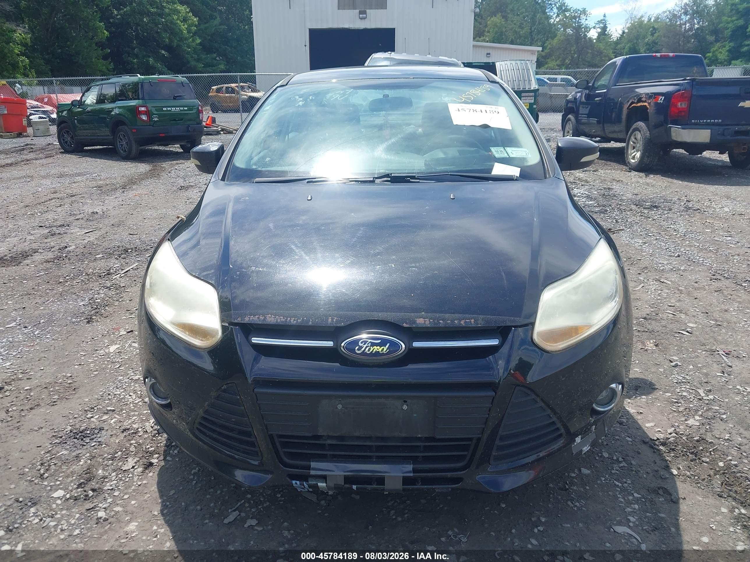 2014 Ford Focus Se Black vin: 1FADP3F23EL365940