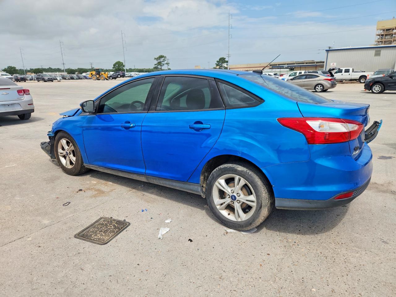 2014 Ford Focus Se Синий vin: 1FADP3F23EL368238