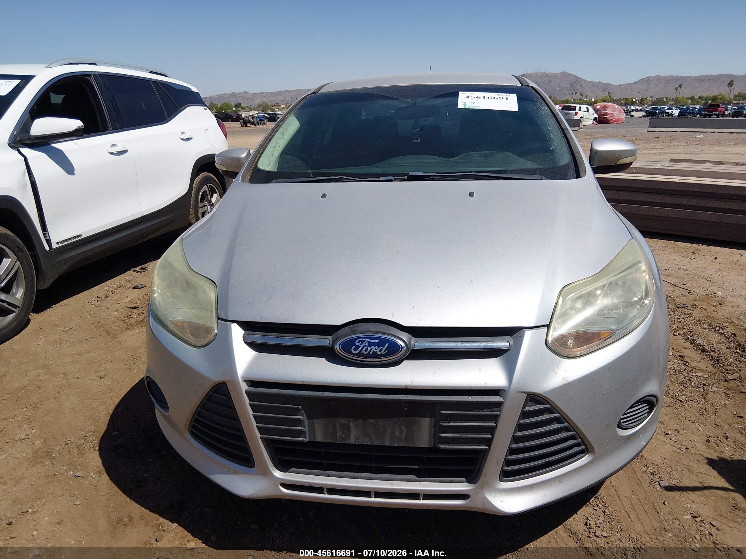 2014 Ford Focus Se Silver vin: 1FADP3F23EL374718