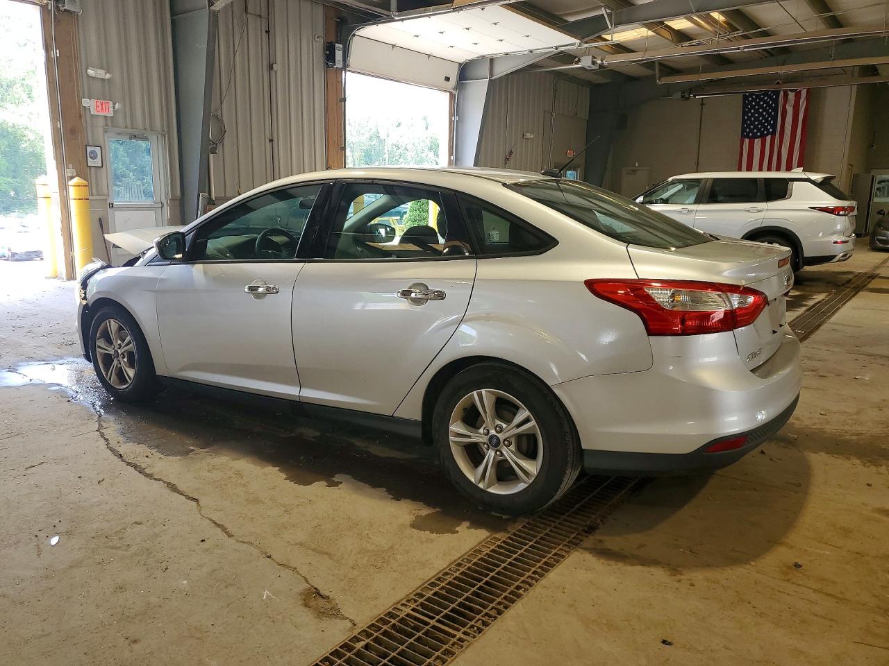 2014 Ford Focus Se Gray vin: 1FADP3F23EL379613