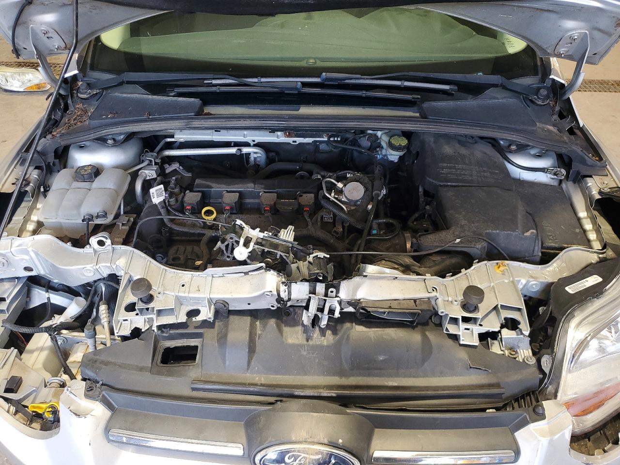 2014 Ford Focus Se Gray vin: 1FADP3F23EL379613