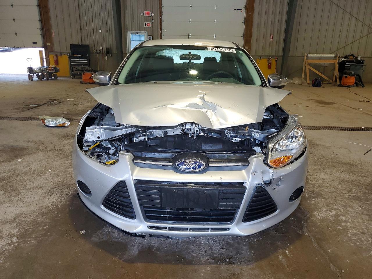 2014 Ford Focus Se Gray vin: 1FADP3F23EL379613