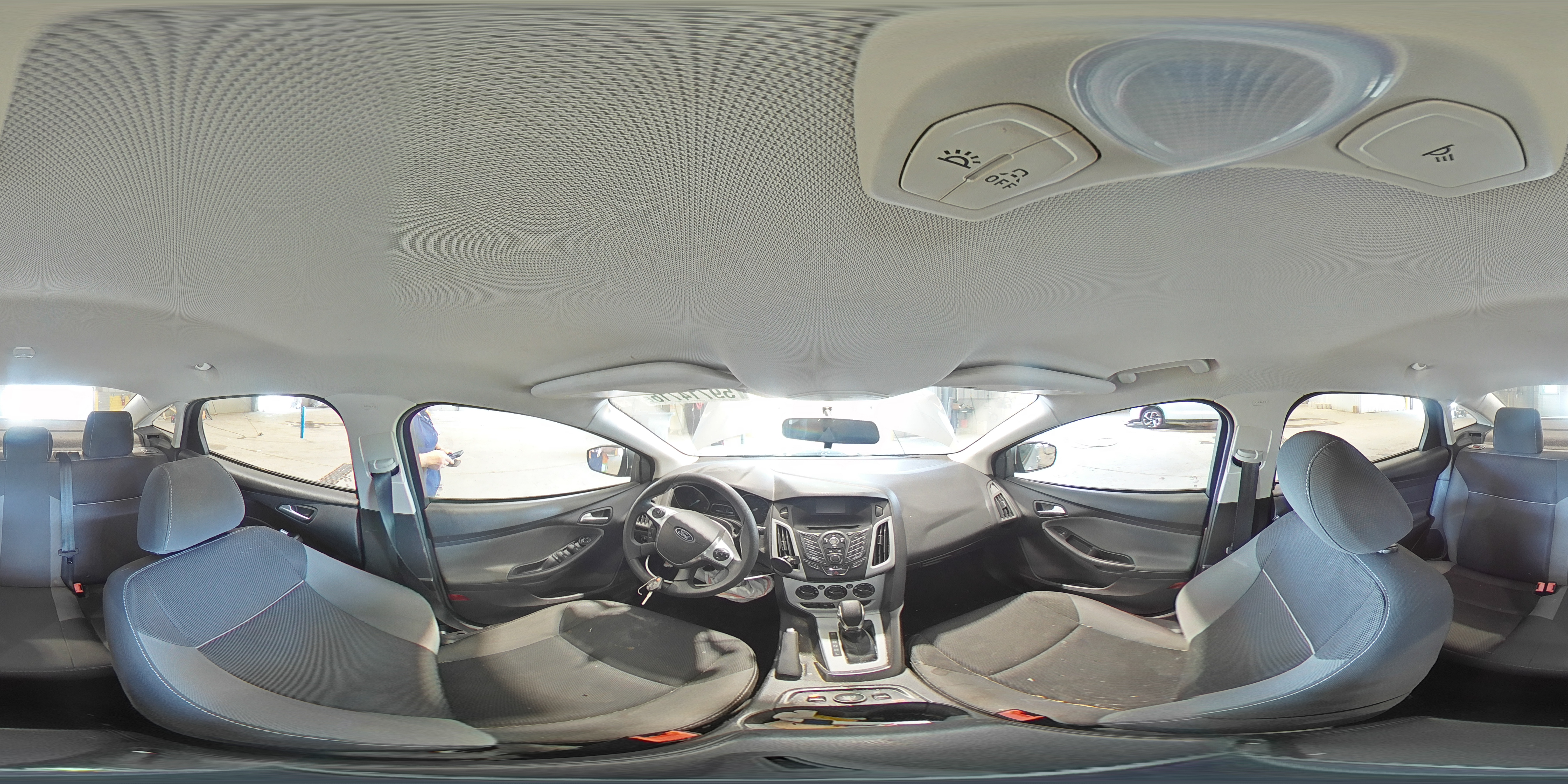 2014 Ford Focus Se Gray vin: 1FADP3F23EL379613