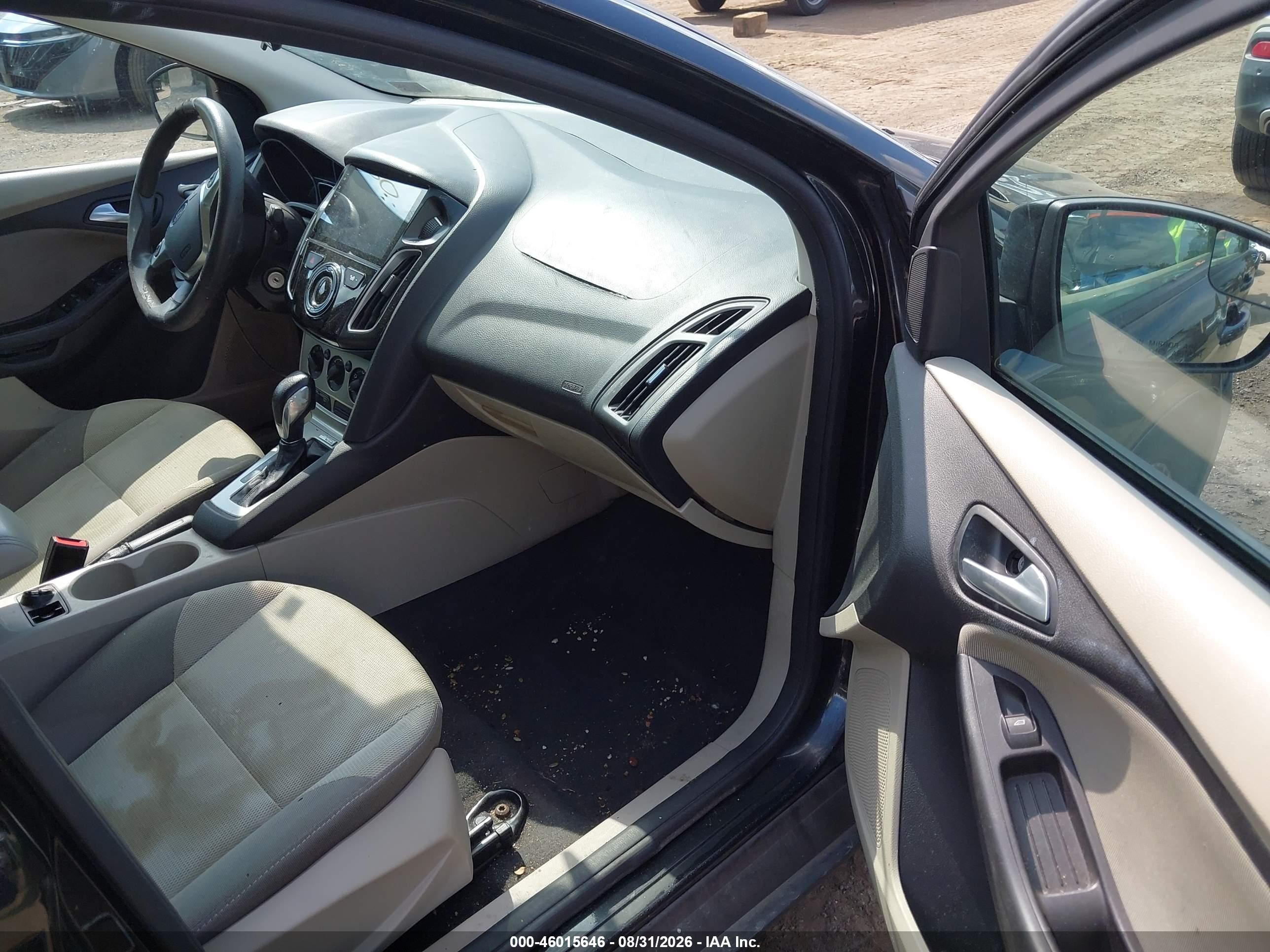 2014 Ford Focus Se Black vin: 1FADP3F23EL383113