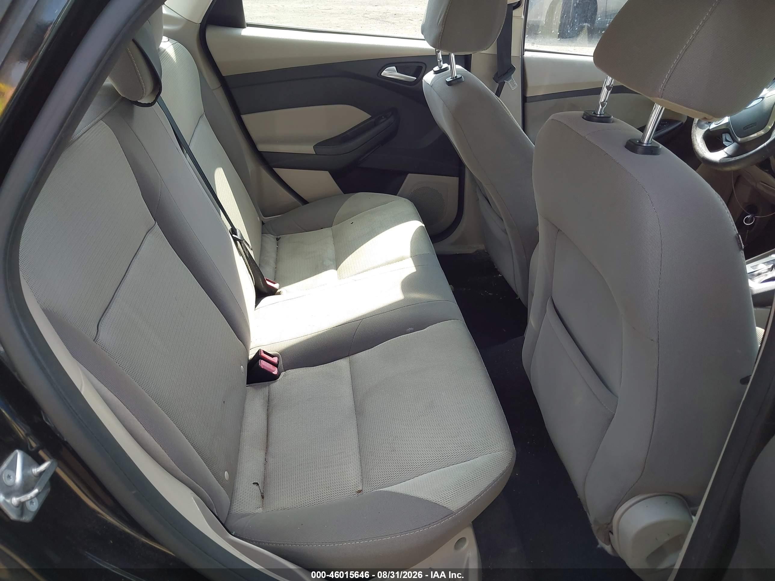 2014 Ford Focus Se Black vin: 1FADP3F23EL383113
