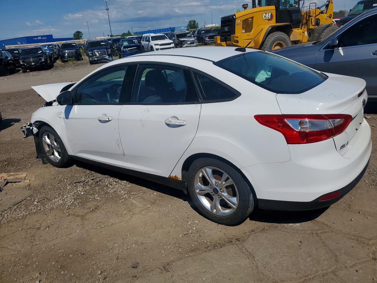 2014 Ford Focus Se White vin: 1FADP3F23EL389557