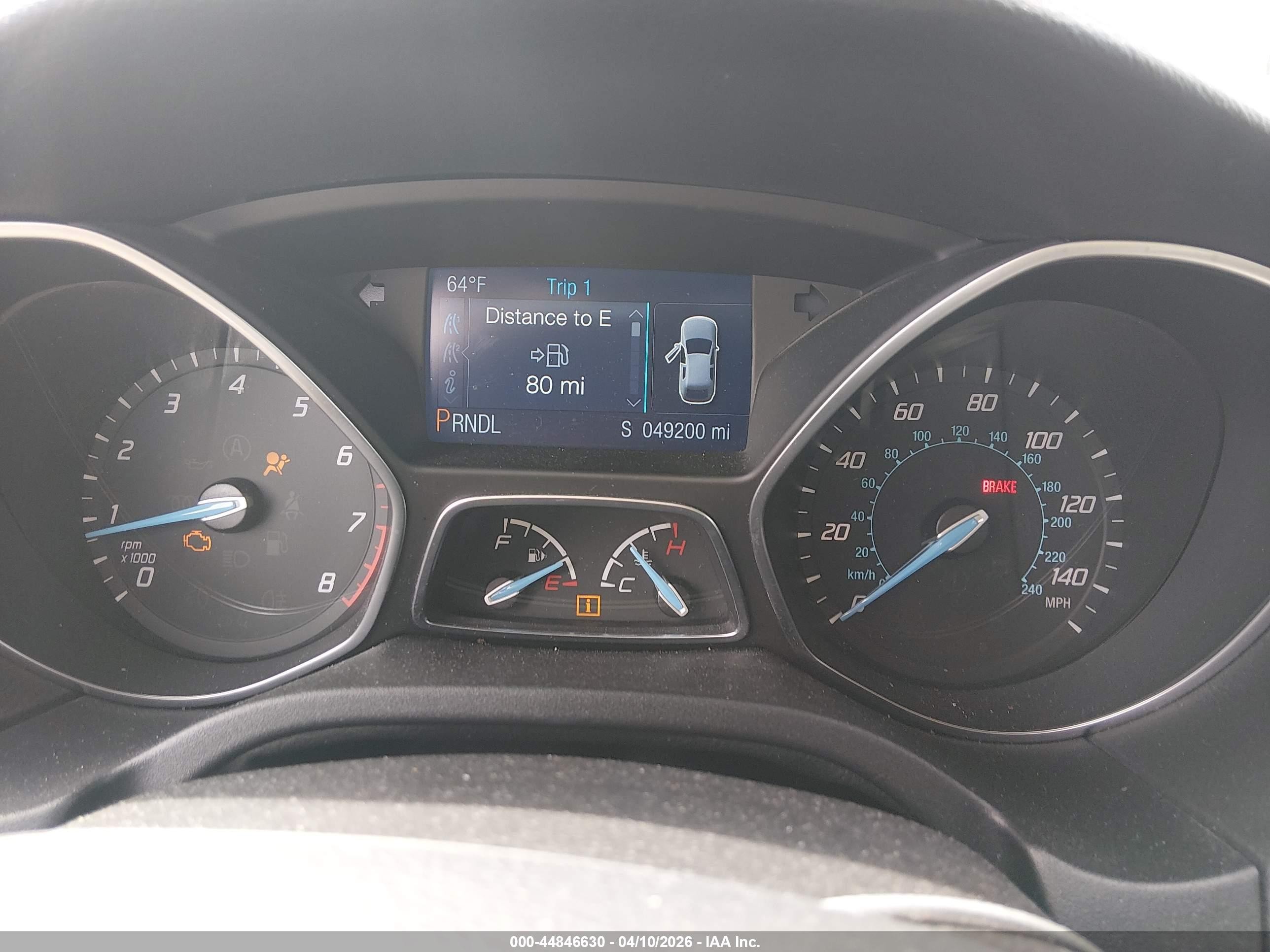 2014 Ford Focus Se Gray vin: 1FADP3F23EL390790