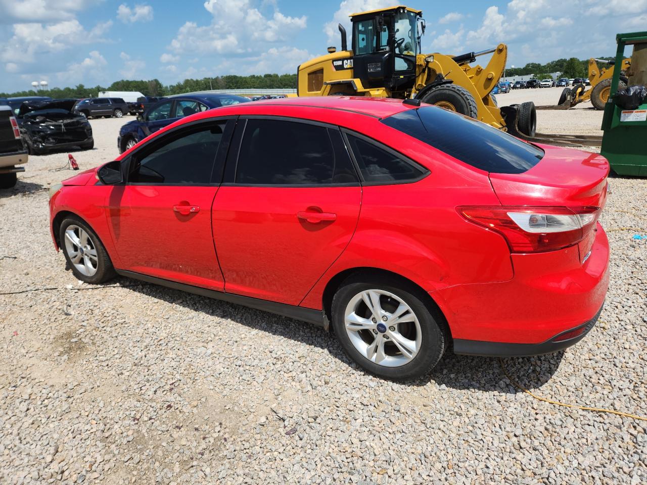 2014 Ford Focus Se Красный vin: 1FADP3F23EL392569