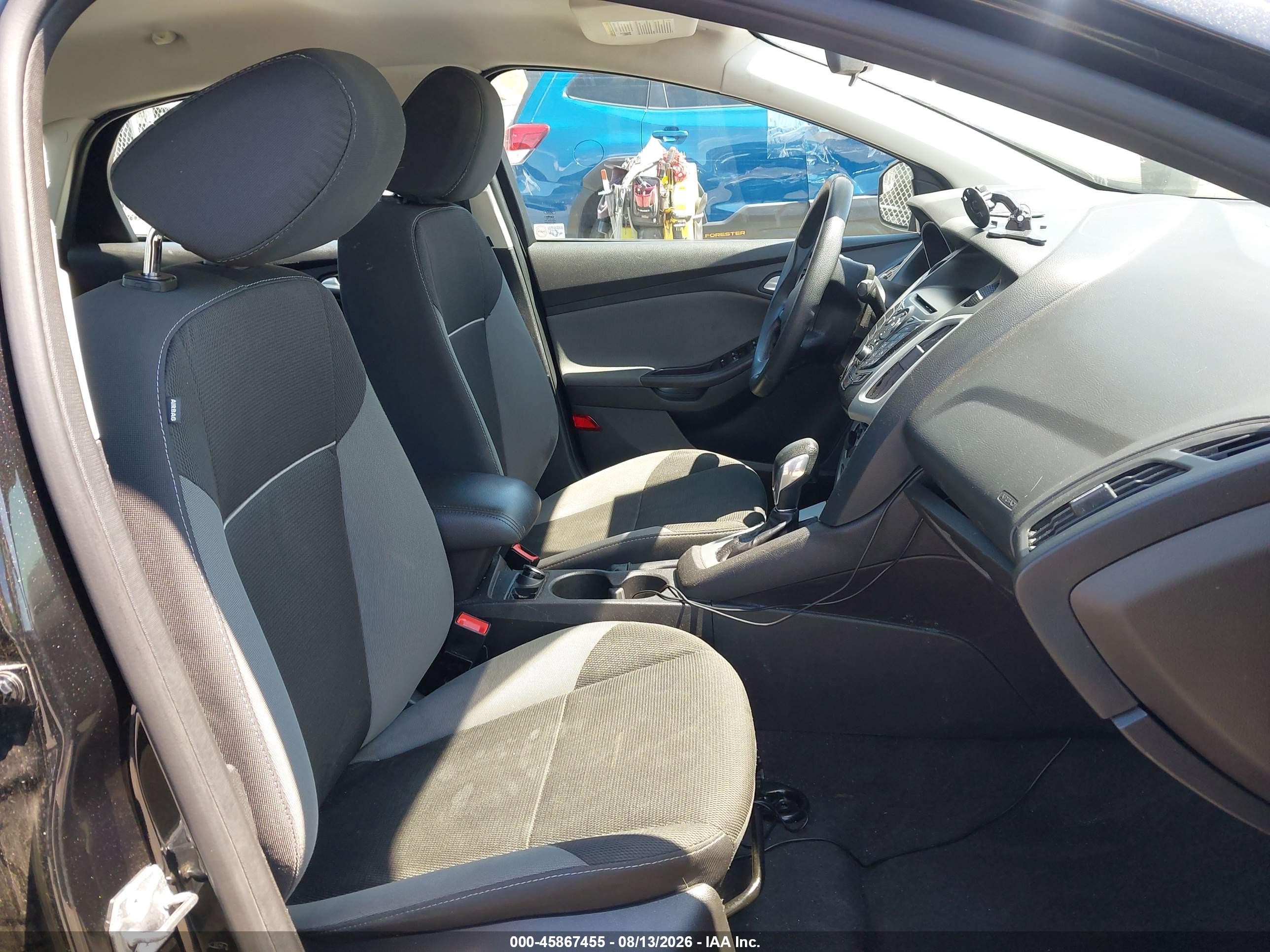 2014 Ford Focus Se Black vin: 1FADP3F23EL408009