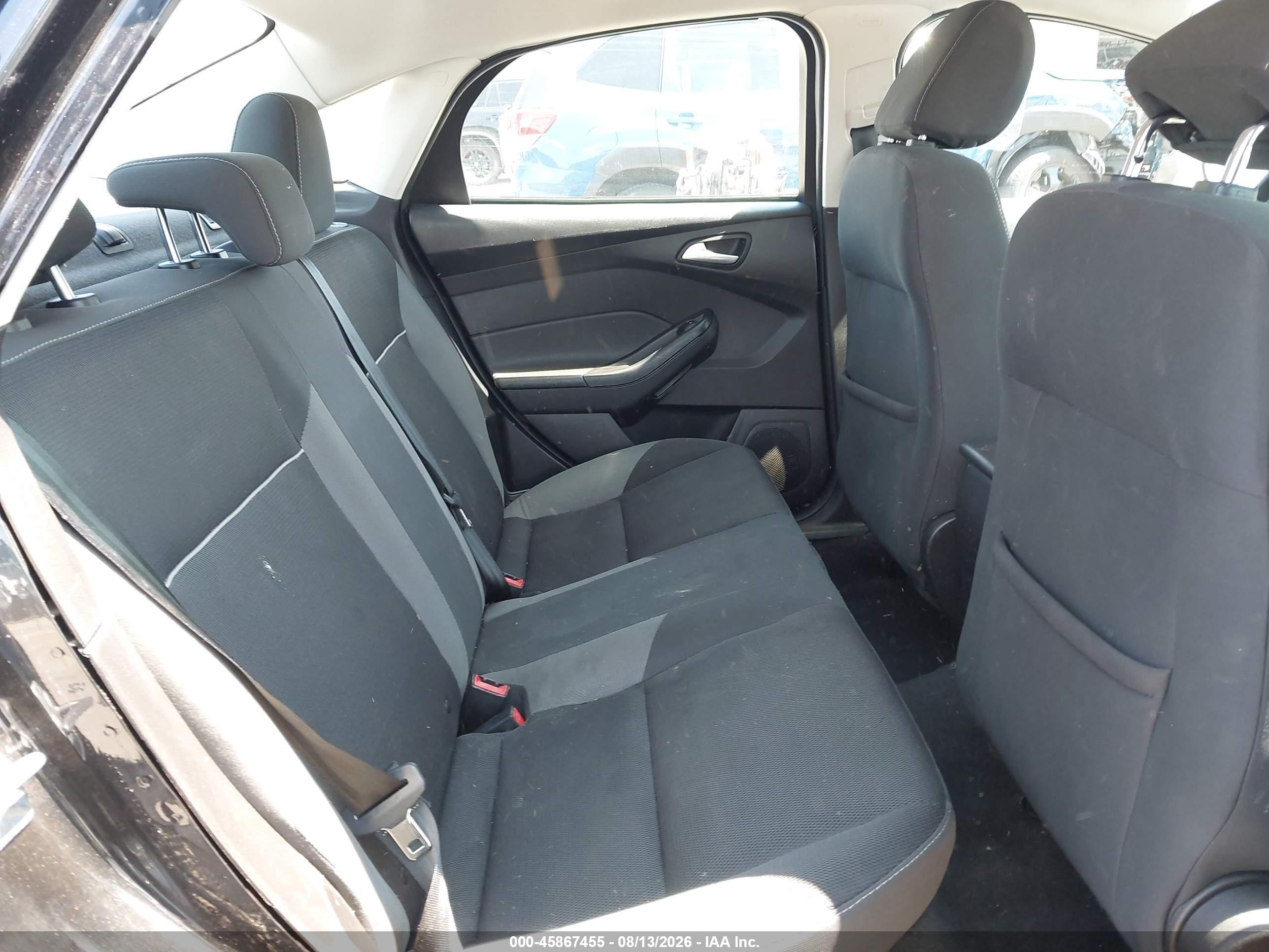 2014 Ford Focus Se Black vin: 1FADP3F23EL408009