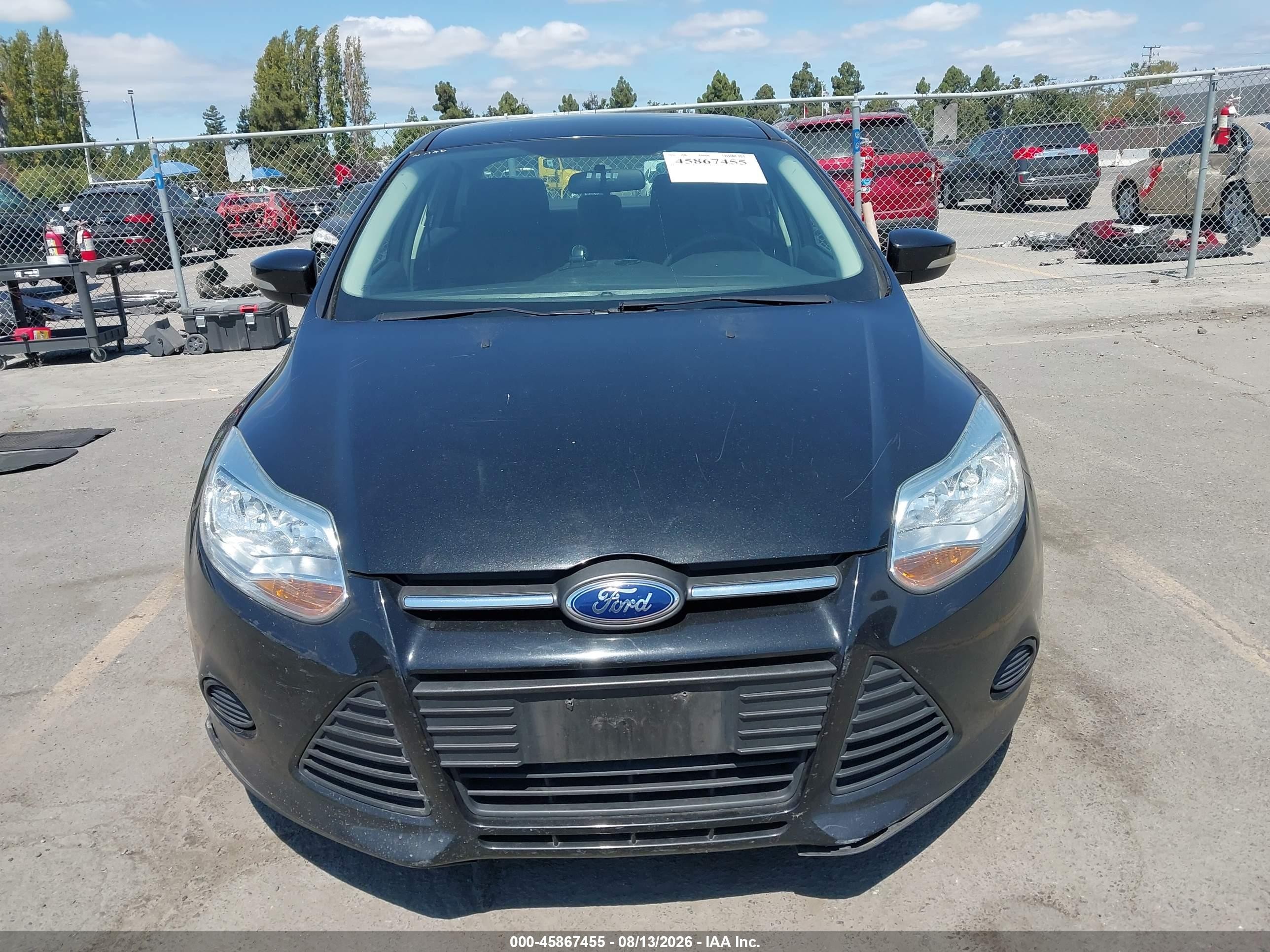 2014 Ford Focus Se Black vin: 1FADP3F23EL408009
