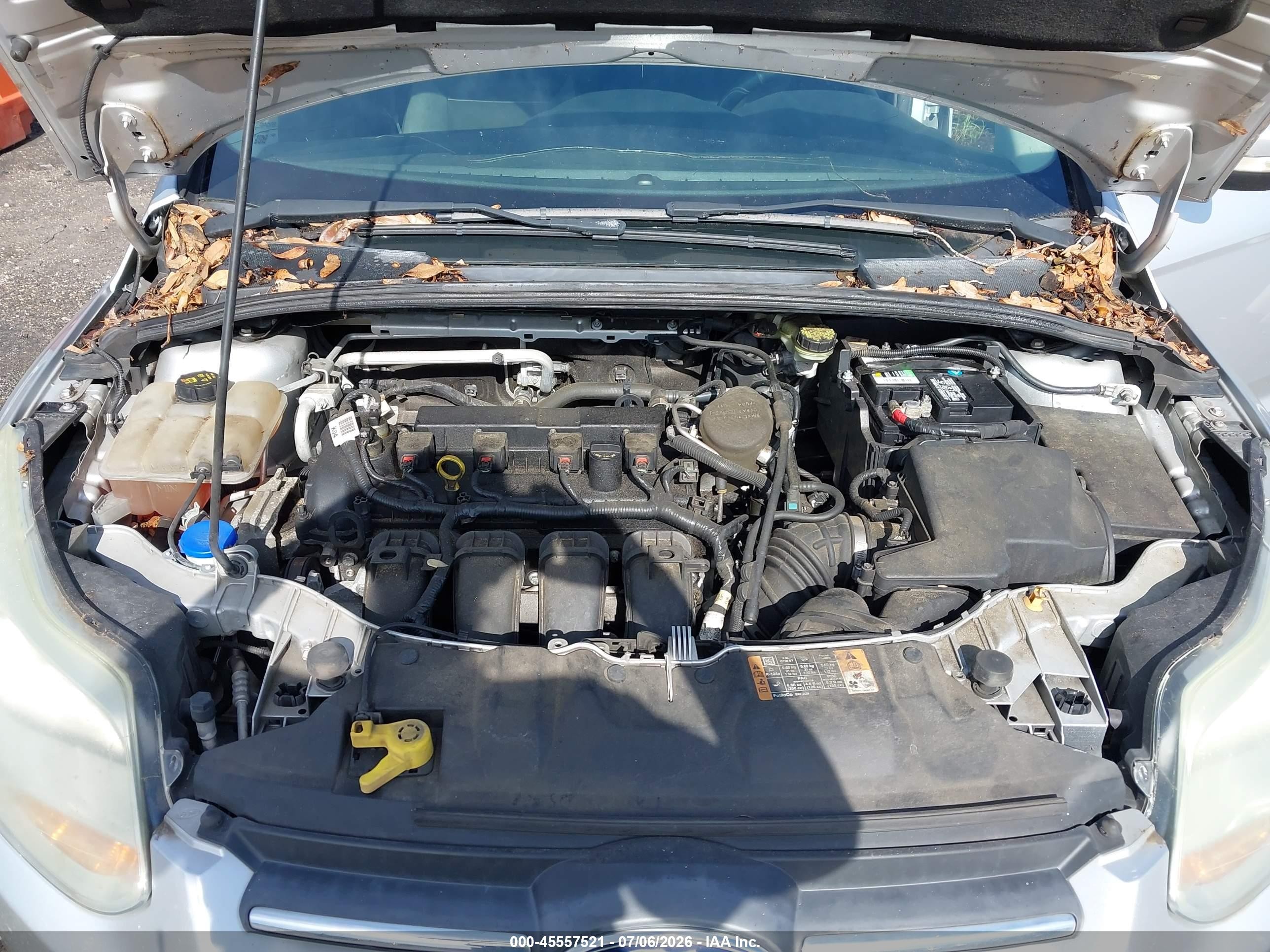 2014 Ford Focus Se Silver vin: 1FADP3F23EL410293