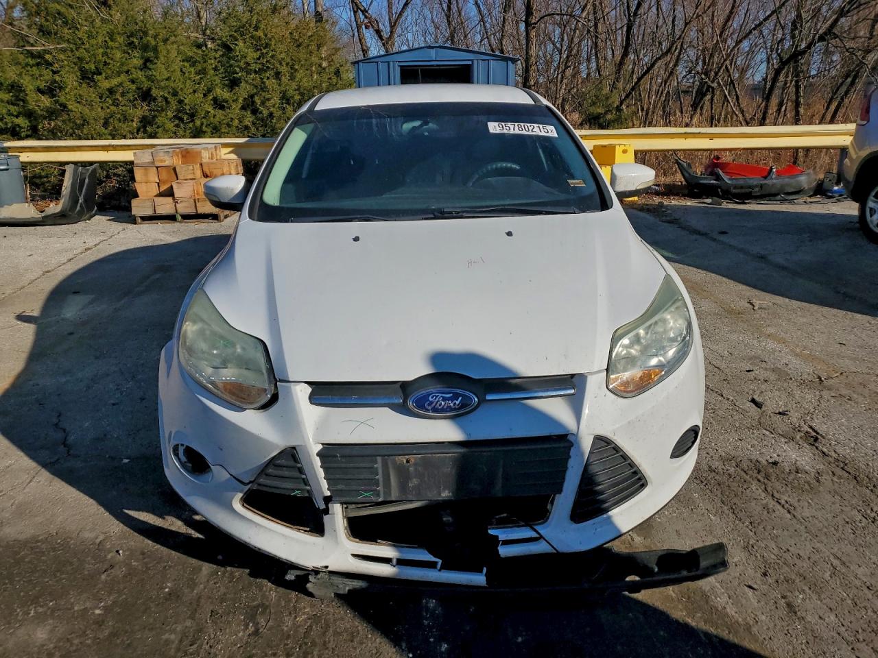 2014 Ford Focus Se White vin: 1FADP3F23EL413274