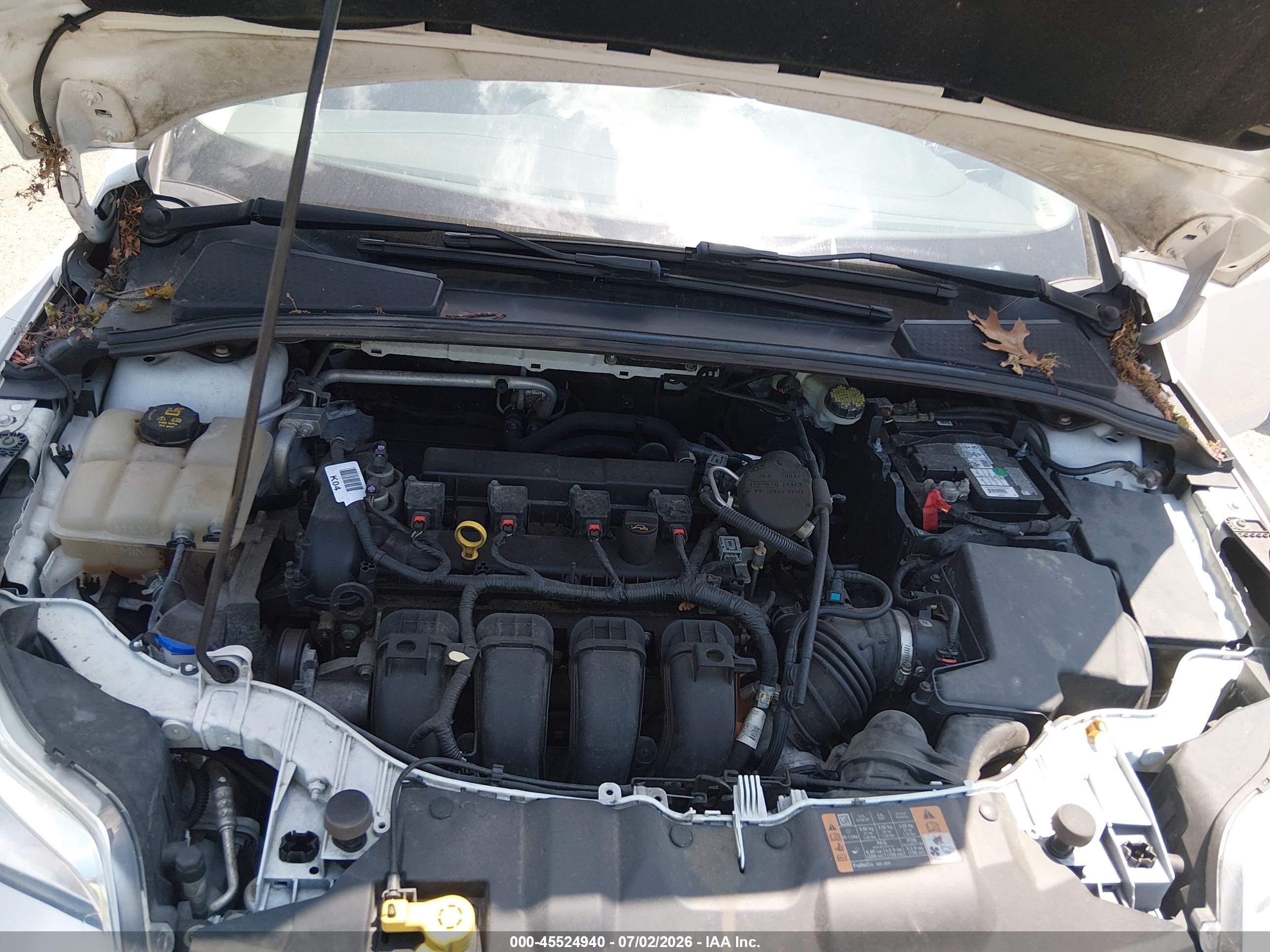 2014 Ford Focus Se Белый vin: 1FADP3F23EL425134