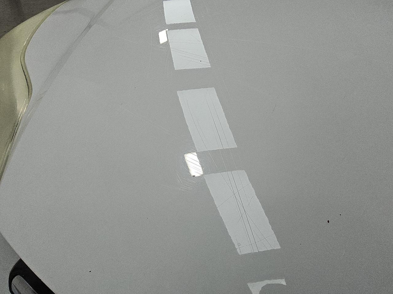 2014 Ford Focus Se White vin: 1FADP3F23EL446484 Damage: Hood, Heavy Scratch, > 12 Inches