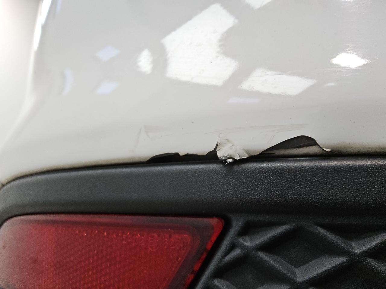 2014 Ford Focus Se White vin: 1FADP3F23EL446484 Damage: Rear Bumper, Severe Damage, Replacement Required