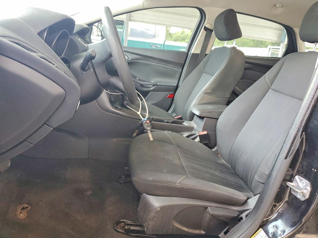 2015 Ford Focus Se Black vin: 1FADP3F23FL205459