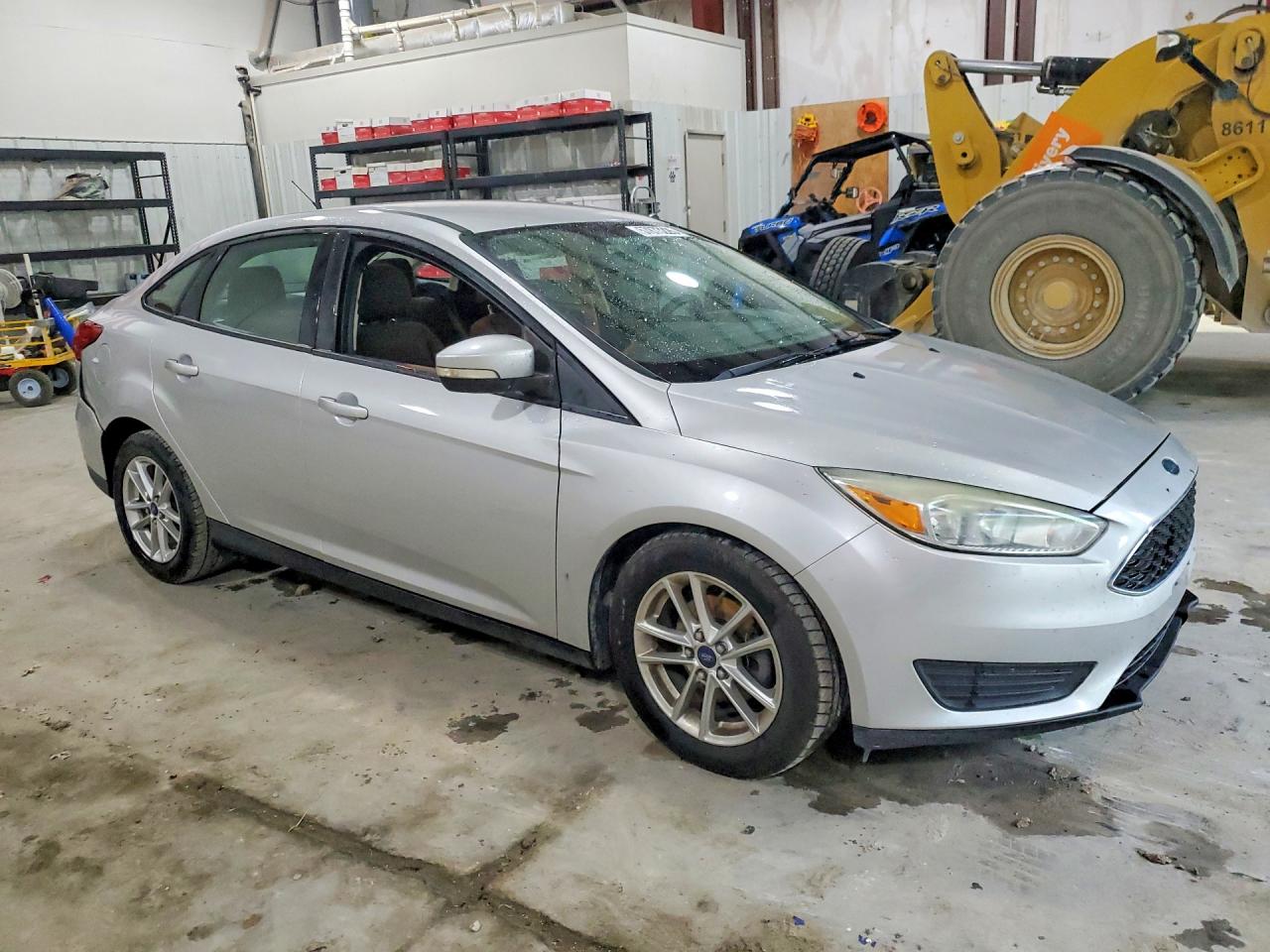 2015 Ford Focus Se Silver vin: 1FADP3F23FL218017