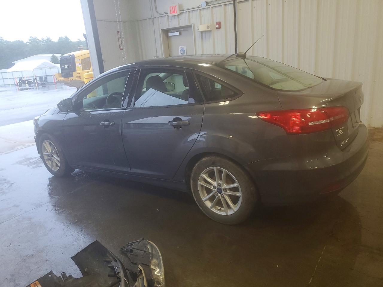 2015 Ford Focus Se Gray vin: 1FADP3F23FL226540