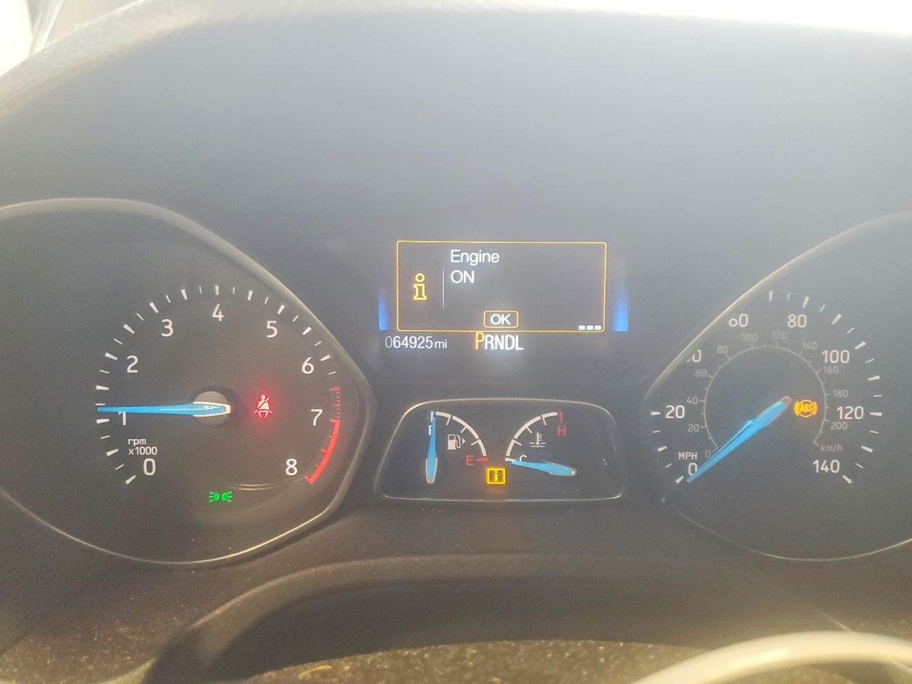 2015 Ford Focus Se Gray vin: 1FADP3F23FL226540