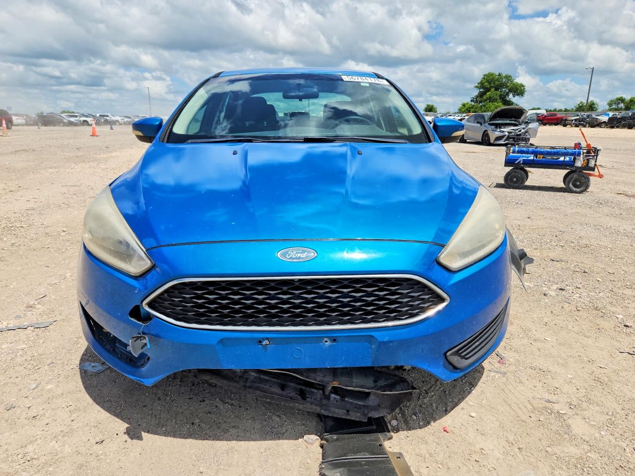 2015 Ford Focus Se Blue vin: 1FADP3F23FL231009