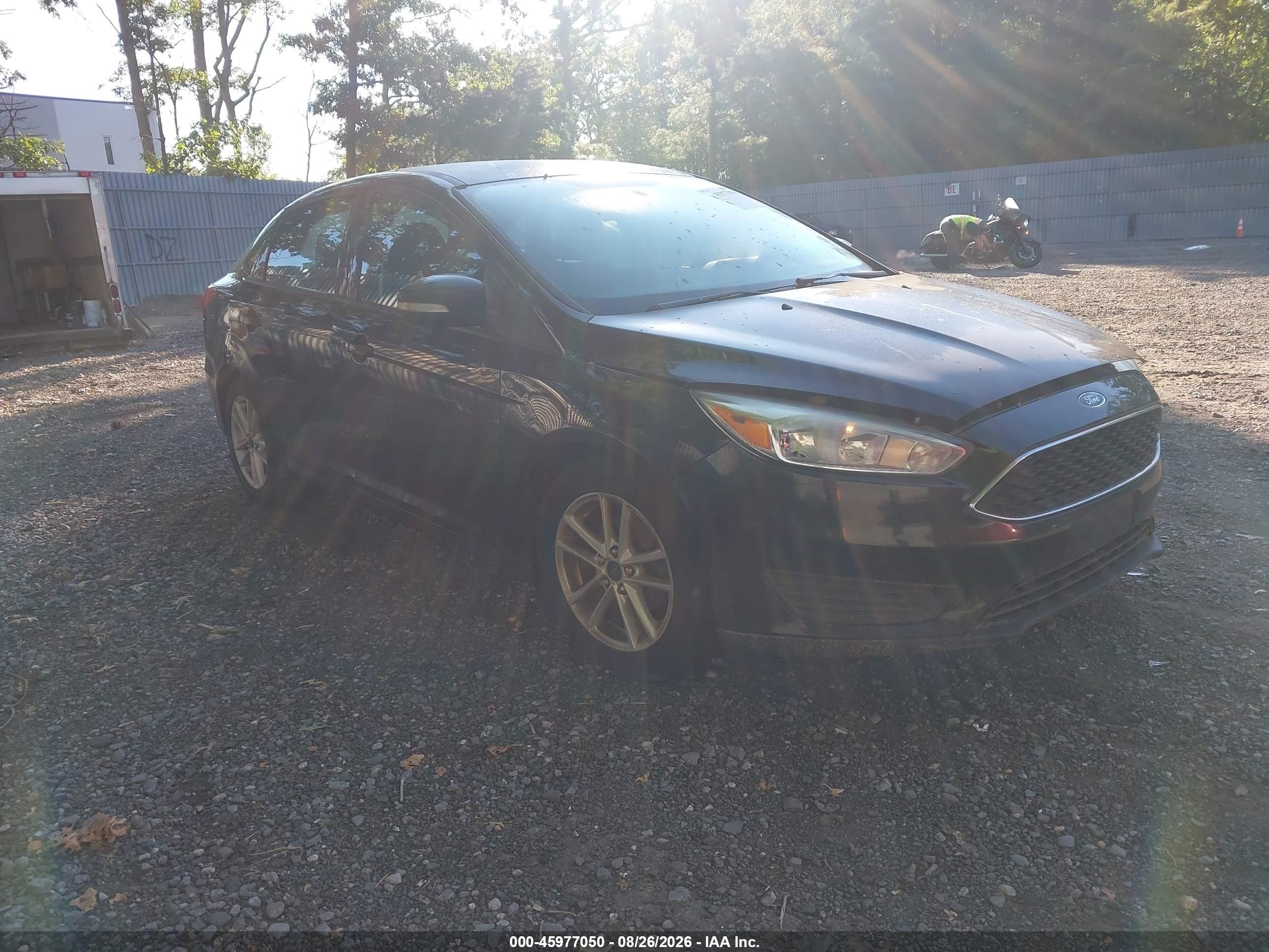 2015 Ford Focus Se Black vin: 1FADP3F23FL242494