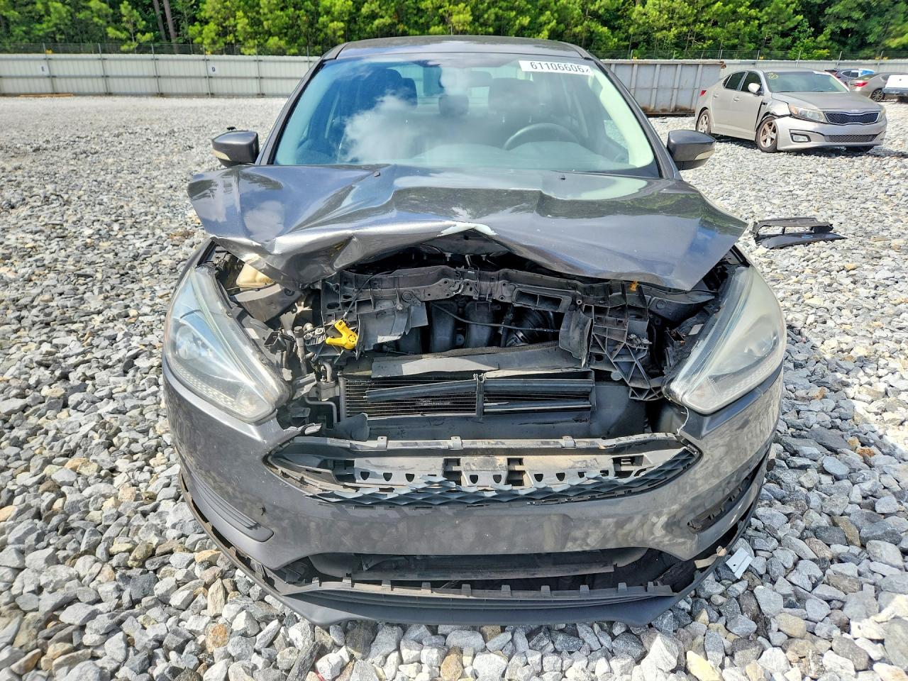 2015 Ford Focus Se Gray vin: 1FADP3F23FL246769