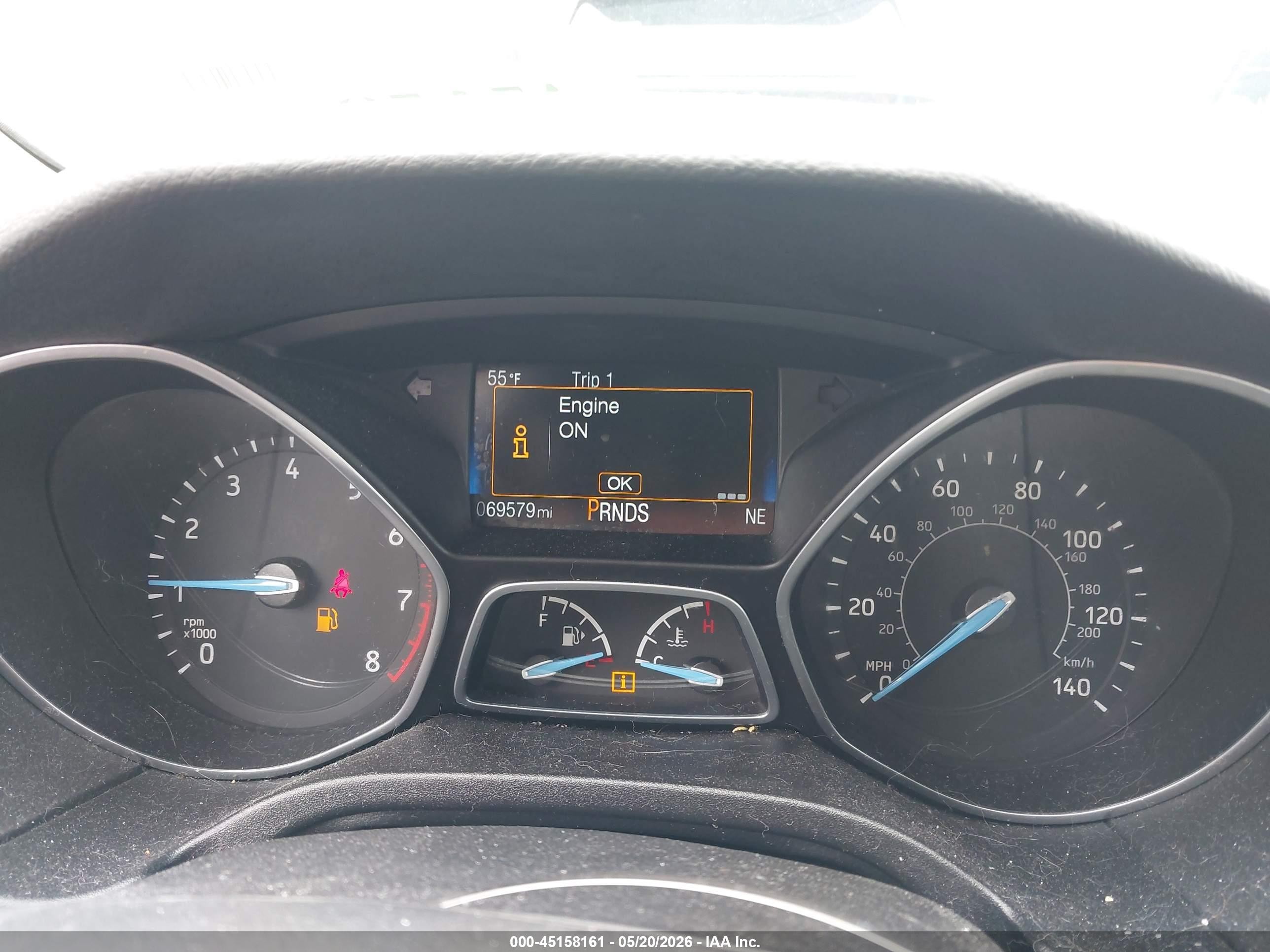 2015 Ford Focus Se Silver vin: 1FADP3F23FL247579
