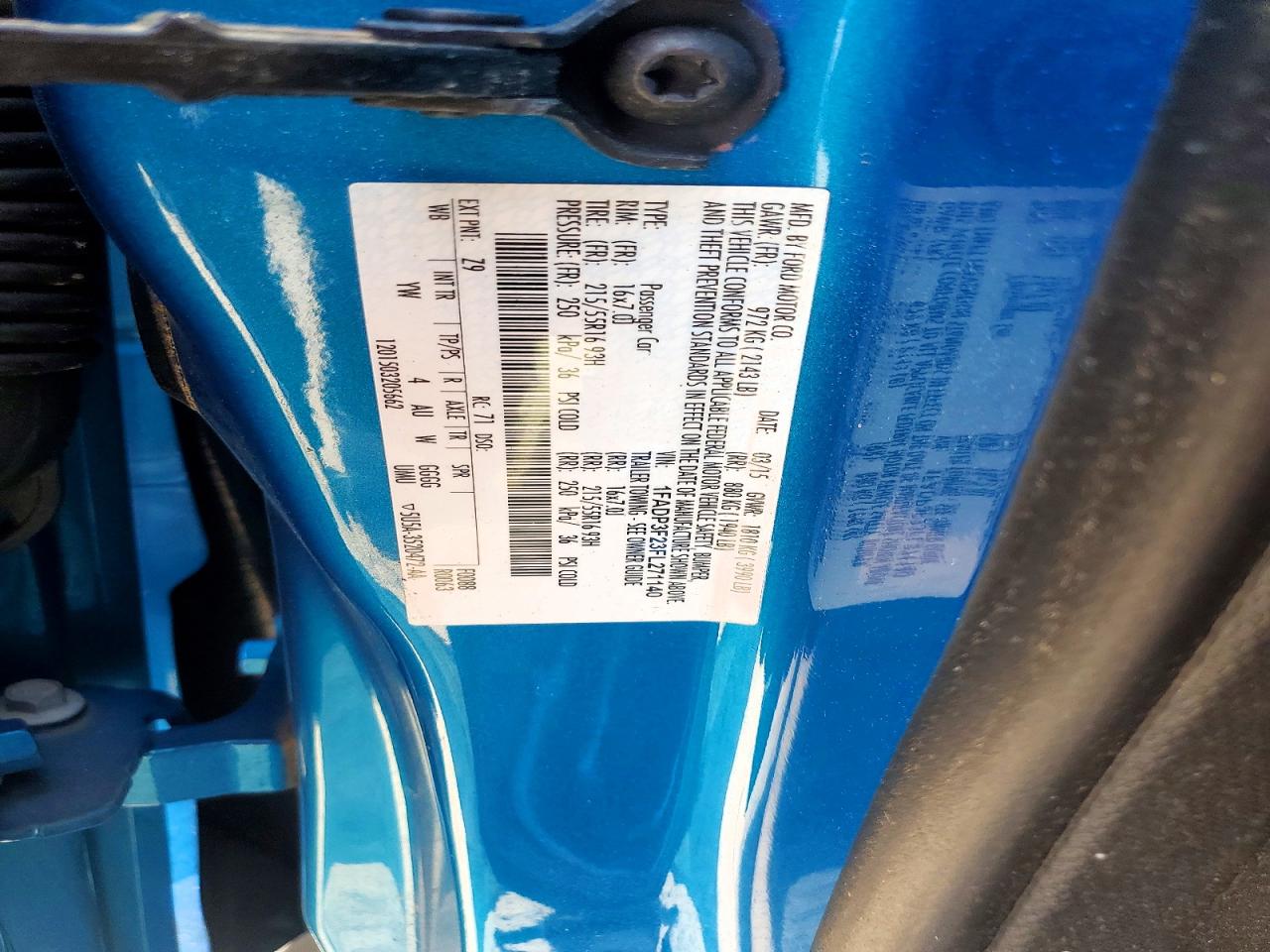 2015 Ford Focus Se Blue vin: 1FADP3F23FL271140