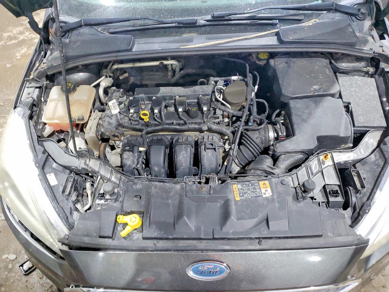 2015 Ford Focus Se Gray vin: 1FADP3F23FL272739