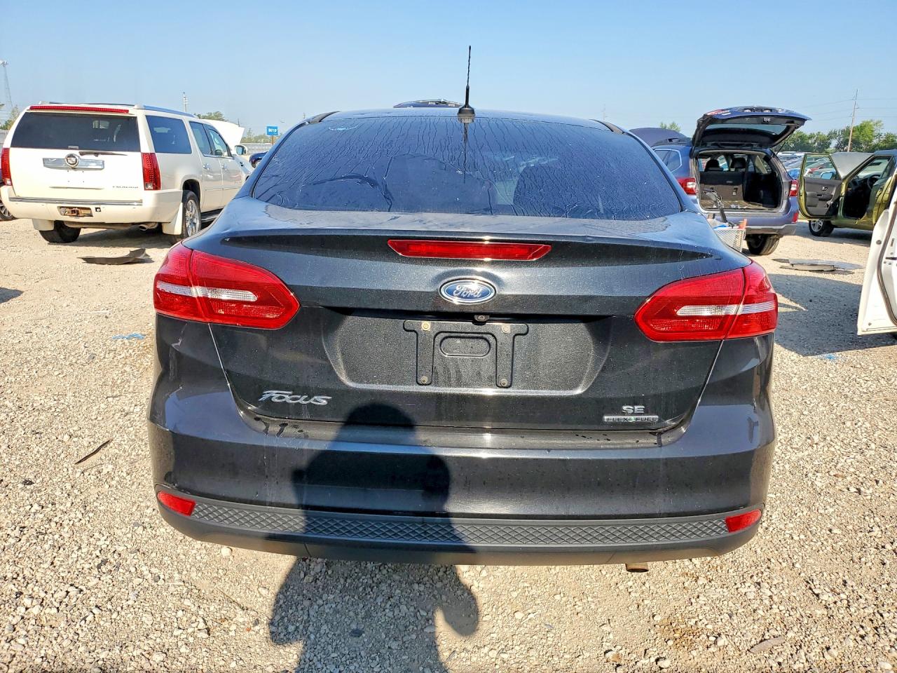 2015 Ford Focus Se Black vin: 1FADP3F23FL274023