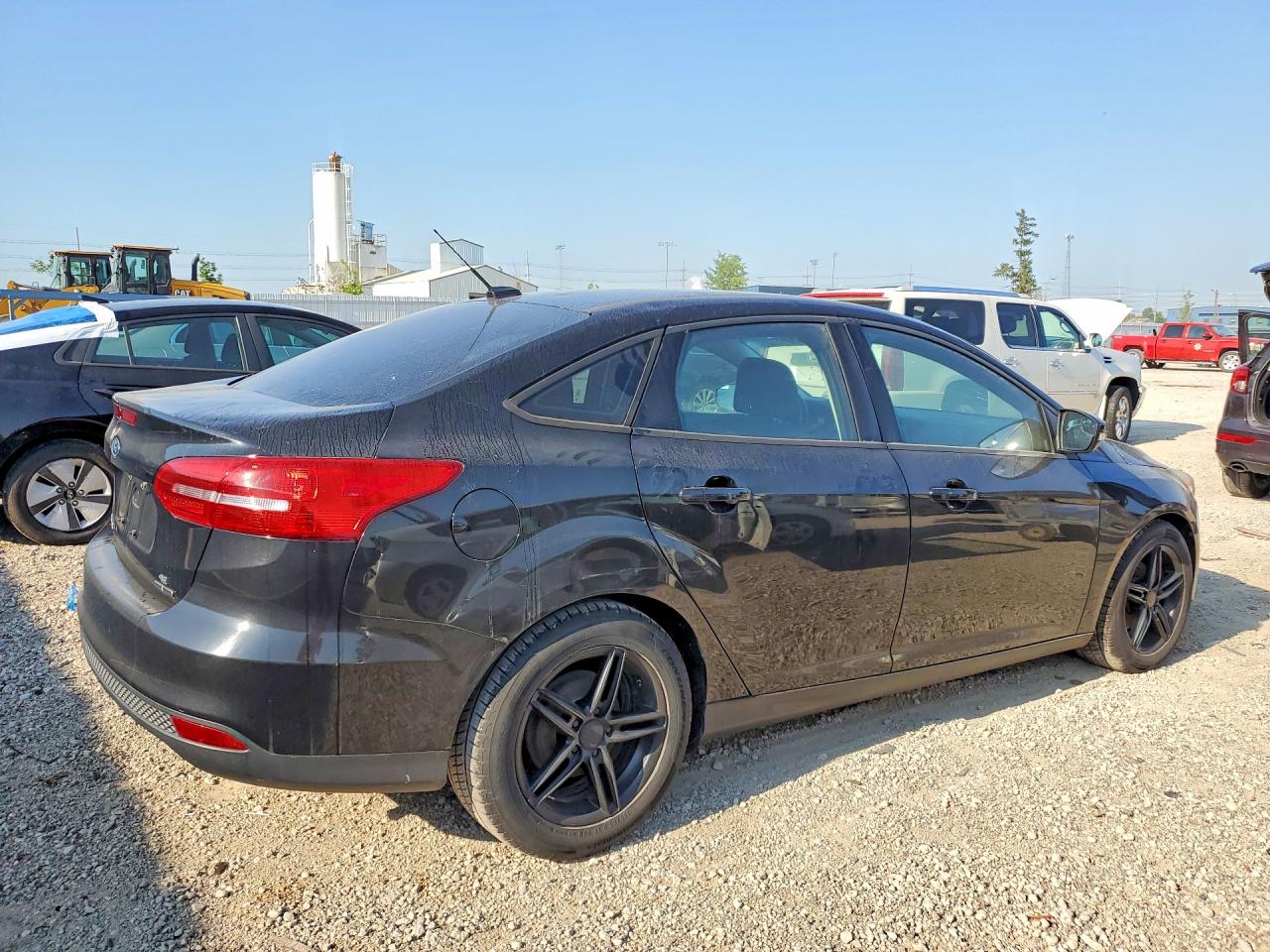 2015 Ford Focus Se Black vin: 1FADP3F23FL274023