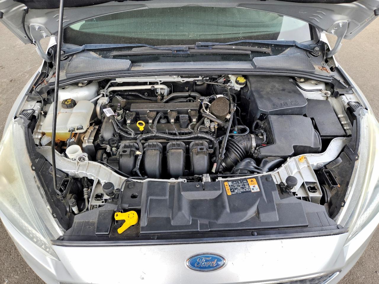 2015 Ford Focus Se Silver vin: 1FADP3F23FL277018