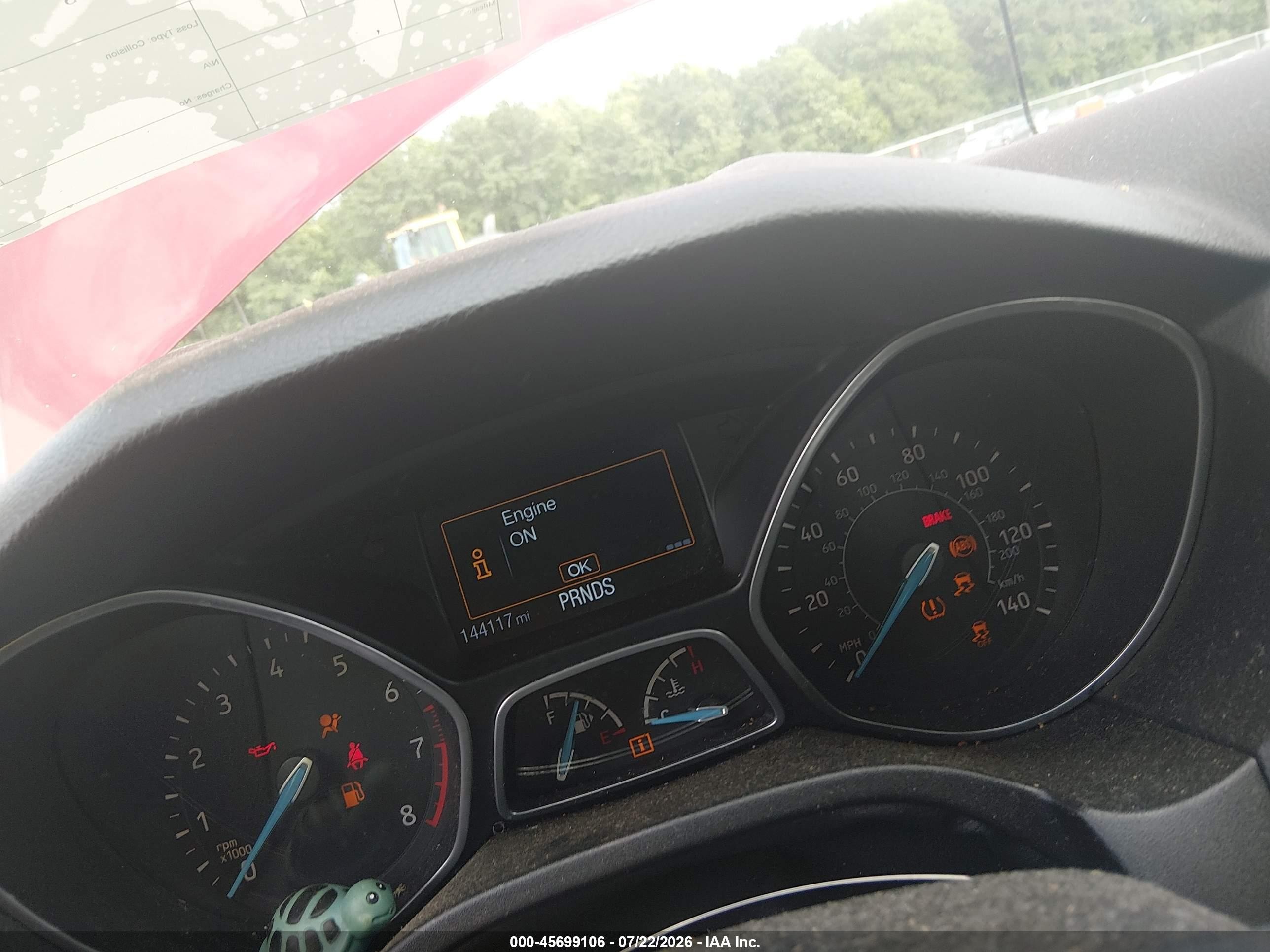 2015 Ford Focus Se Red vin: 1FADP3F23FL298791