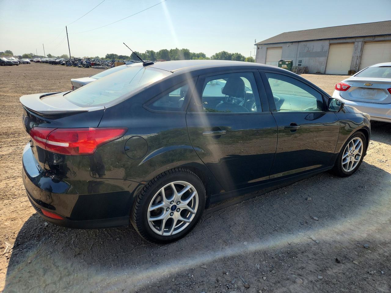 2015 Ford Focus Se Black vin: 1FADP3F23FL299388
