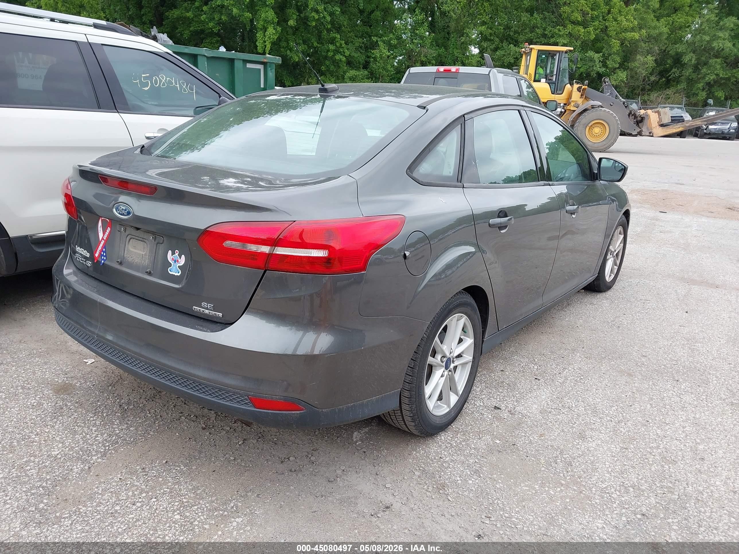 2015 Ford Focus Se Gray vin: 1FADP3F23FL327223