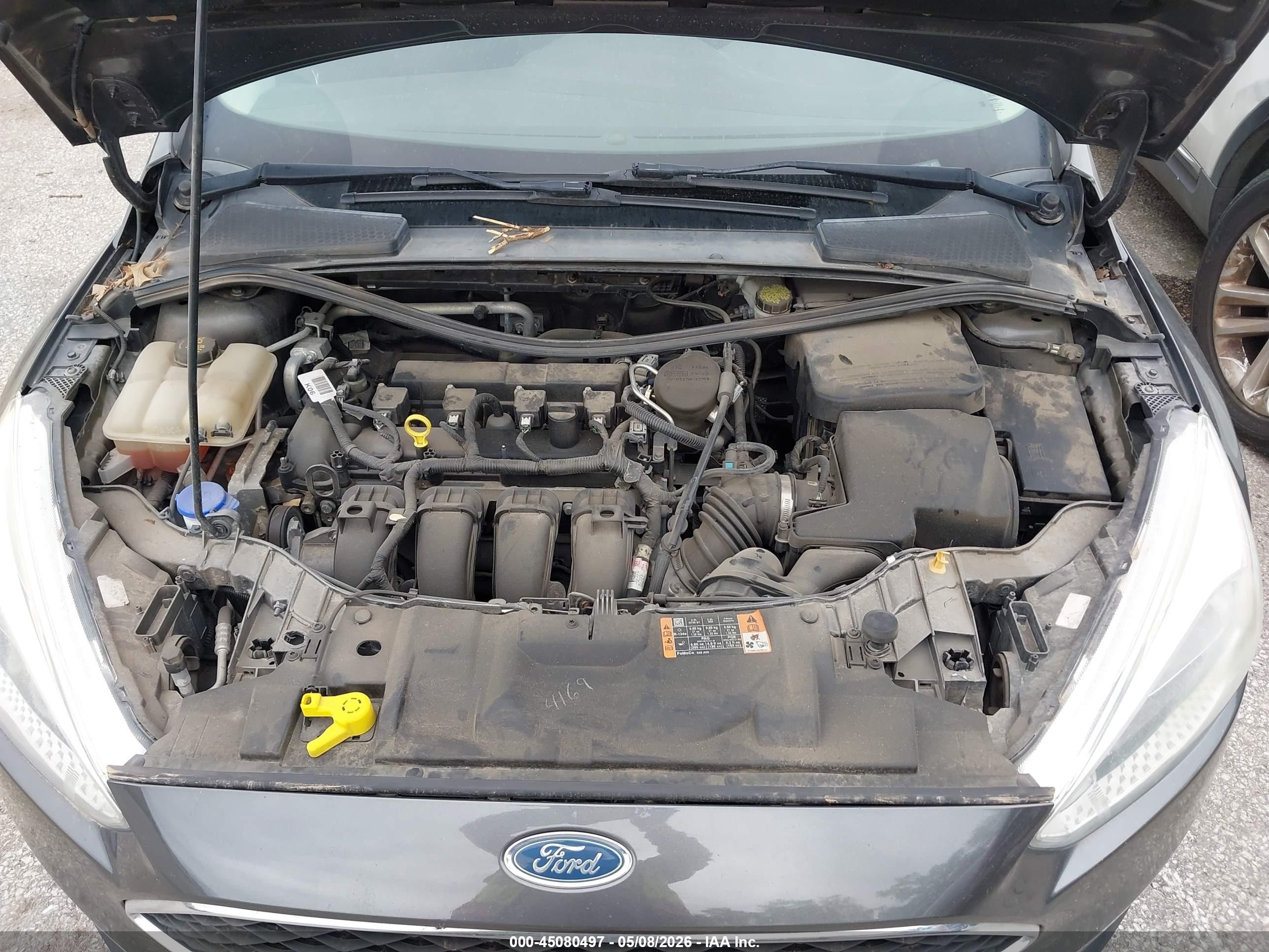 2015 Ford Focus Se Gray vin: 1FADP3F23FL327223