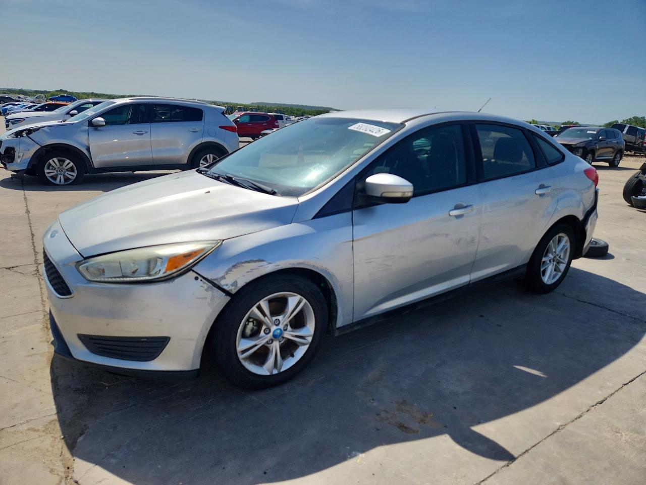 2015 Ford Focus Se Silver vin: 1FADP3F23FL340649